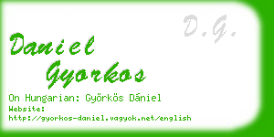 daniel gyorkos business card